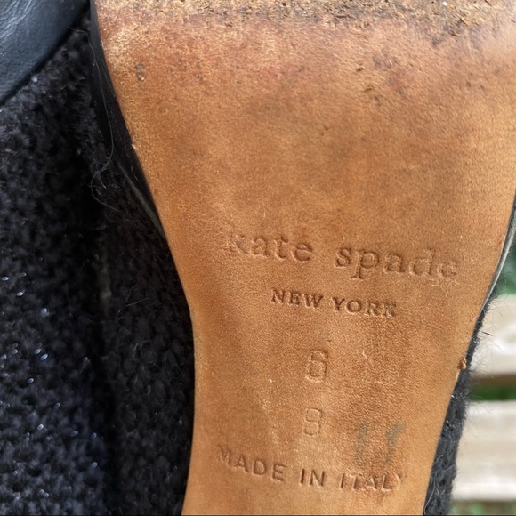 KATE SPADE Black Marlena Platform Pumps Size 6 - Picture 7 of 8